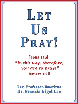 cover image of Let Us Pray!